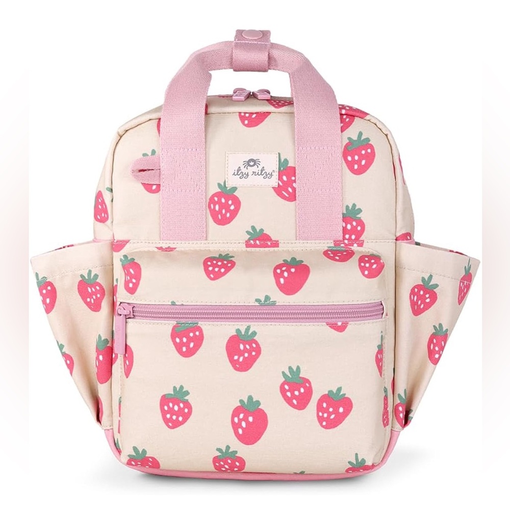 Itzy Ritzy Toddler Backpack - Strawberry